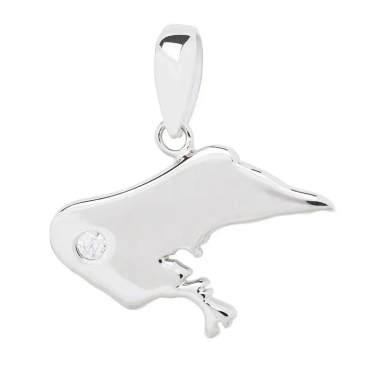 Anhänger Borkum mit Zirkonia Klein