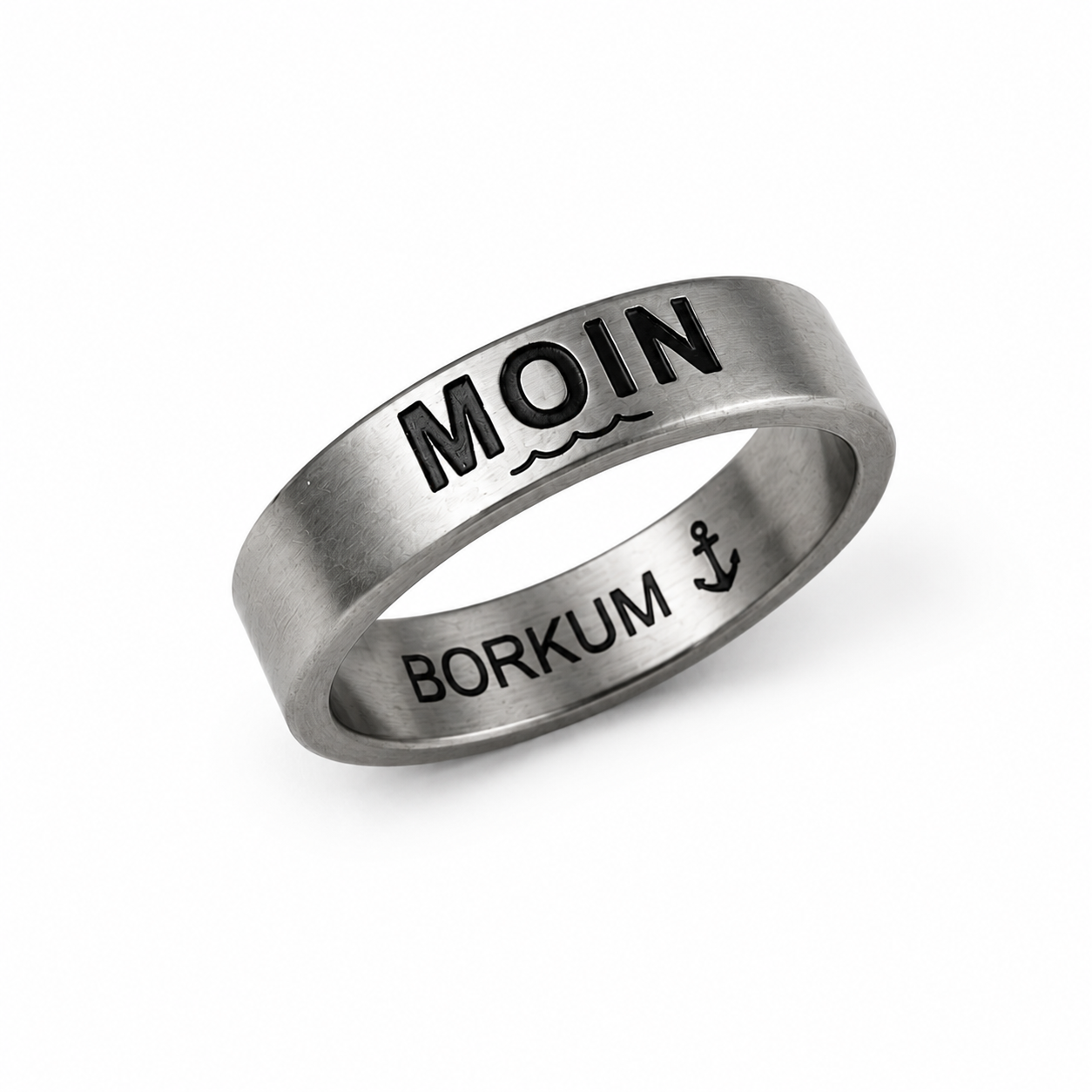 Borkum MOIN Ring 5,5 mm – Edelstahl | Partnerring