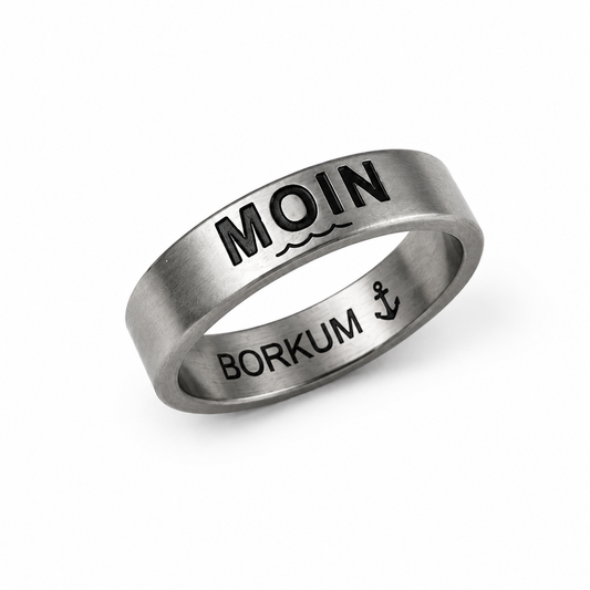 Borkum MOIN Ring 5,5 mm – Edelstahl | Partnerring