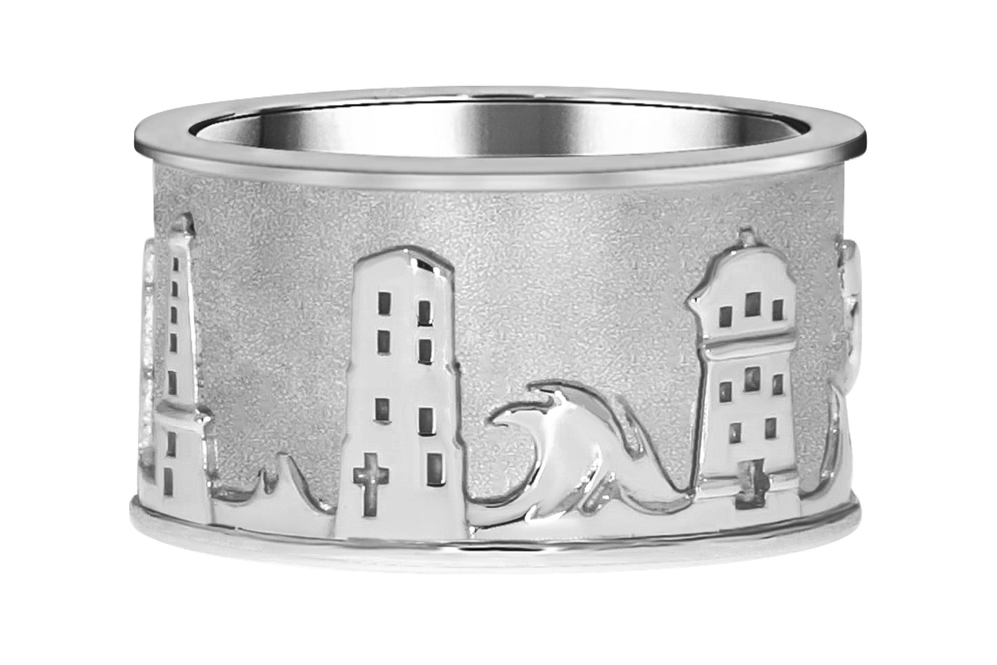 Borkumer Türmering aus 925 Silber