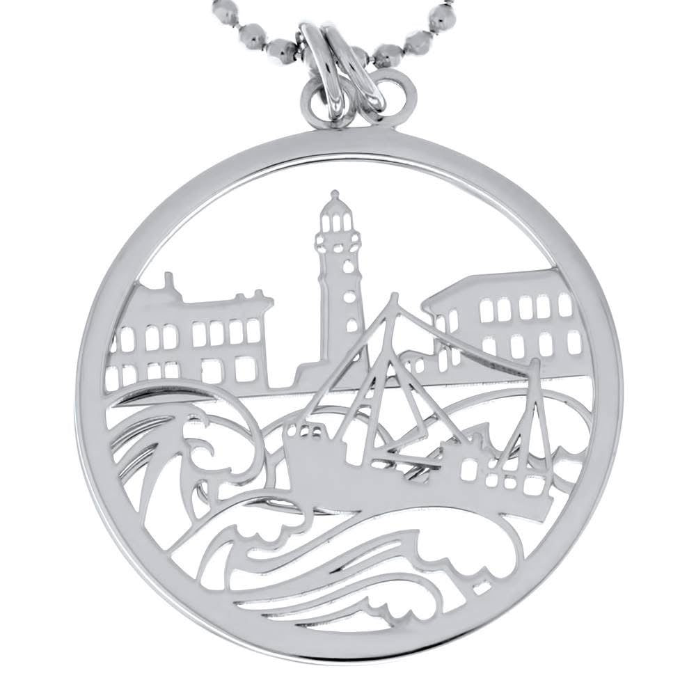 Doppel-Anhänger Borkum mit Krabbenkutter