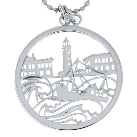 Doppel-Anhänger Borkum mit Krabbenkutter