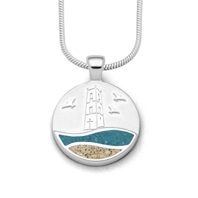 Anhänger Strandwellen „Borkum“ 20 mm mit Strand- und Steinsand