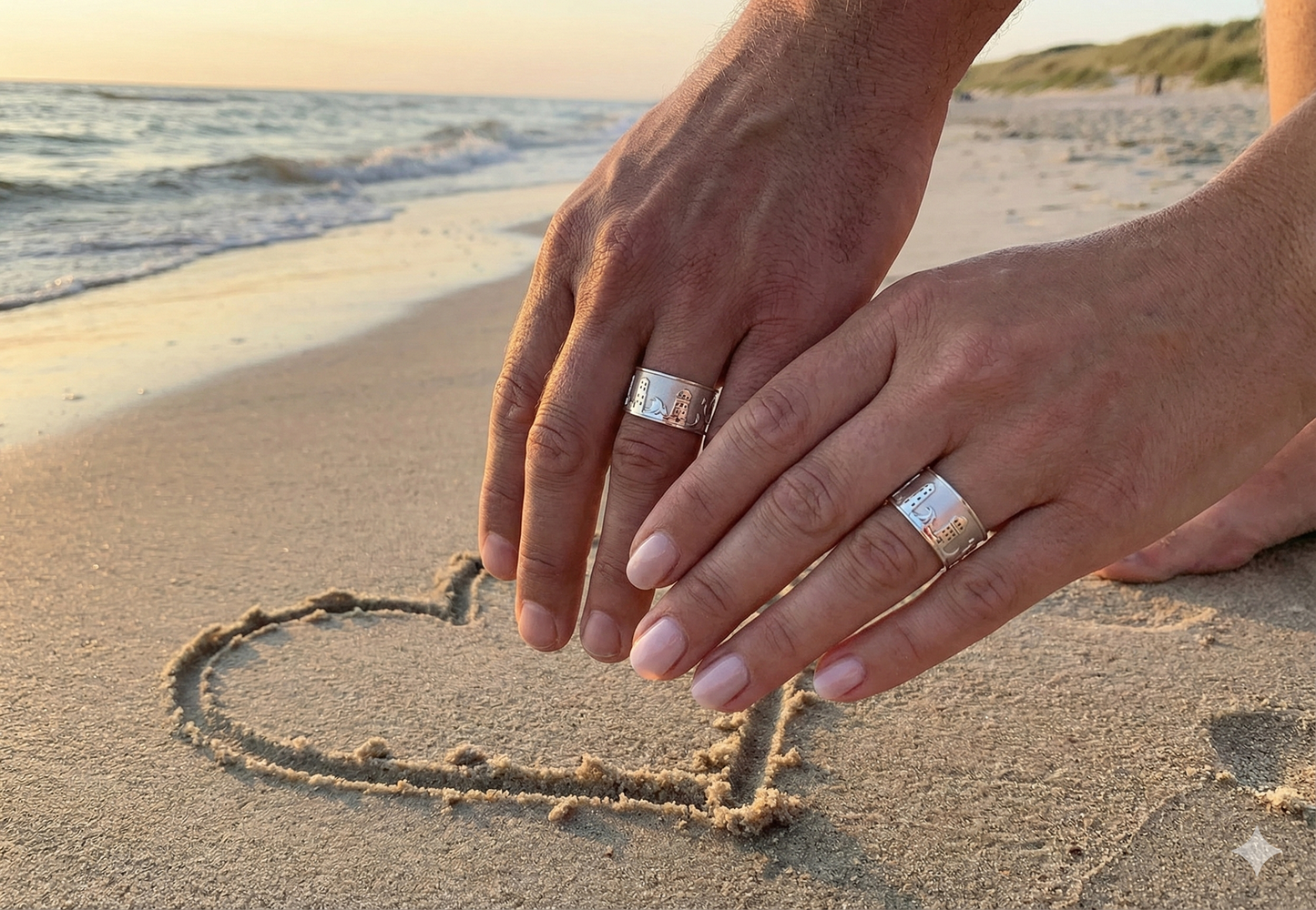 Borkumer Türmering aus 925 Silber