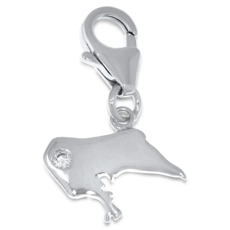 Charm-Anhänger Borkum mit Zirkonia