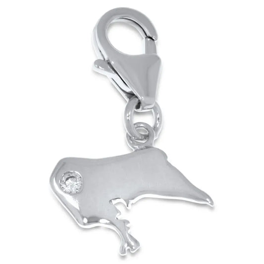 Charm-Anhänger Borkum mit Zirkonia