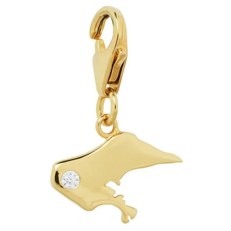 Charm-Anhänger Borkum mit Zirkonia