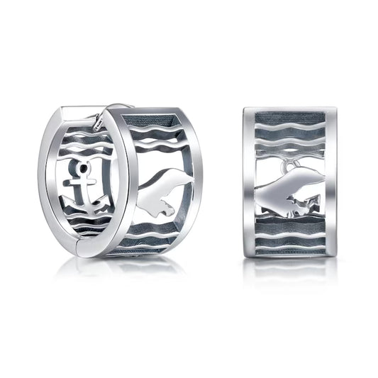 Creolen „Borkum Wellen & Anker“